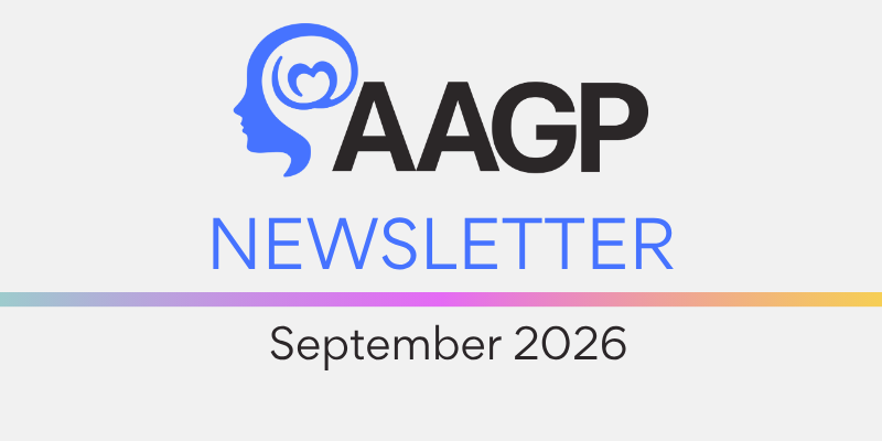 AAGP Newsletter: September 22, 2026